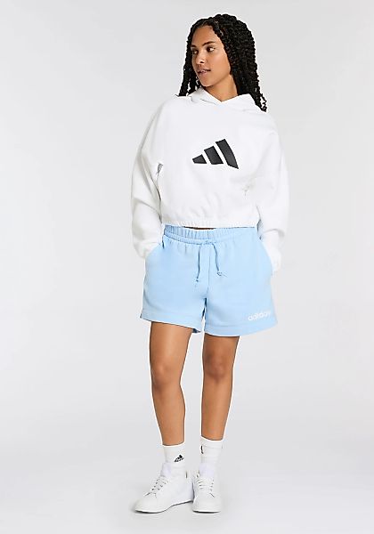 adidas Sportswear Shorts "W LIN FT SHO", (1 tlg.), Mitelhoher Bund mit Kord günstig online kaufen