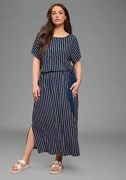 Laura Scott CURVE Maxikleid in modernem Streifen-Design günstig online kaufen