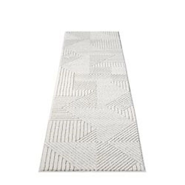 payé Teppich Ello 0632 Boho Flachflor 80x150 cm Grau günstig online kaufen