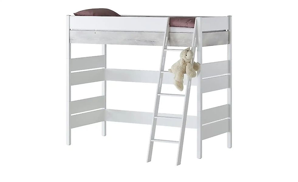 PAIDI Hochbett  Kira ¦ weiß ¦ Maße (cm): B: 210,4 H: 181,8 T: 154.2 Betten günstig online kaufen