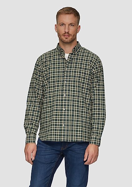 s.Oliver Langarmhemd Regular Fit: Hemd aus günstig online kaufen