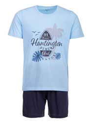 Henry Terre Schlafanzug Pyjama Set Shorty günstig online kaufen