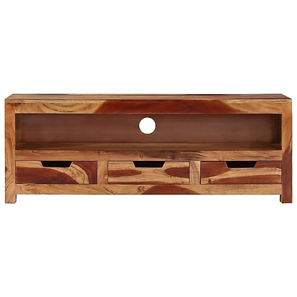 VidaXL TV-Schrank 110x30x40 cm Massivholz Akazie  Modell 3 günstig online kaufen