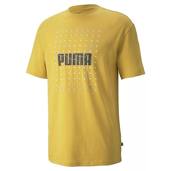 Puma Reflective Graphic Kurzarm T-shirt M Mineral Yellow günstig online kaufen