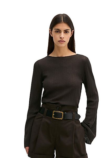 Marc O'Polo Strickpullover aus edlem Viskose-Leinen-Mix günstig online kaufen
