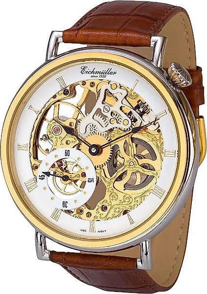 Eichmüller Mechanische Uhr Herren-Skelettuhr – Handaufzugsuhr, günstig online kaufen