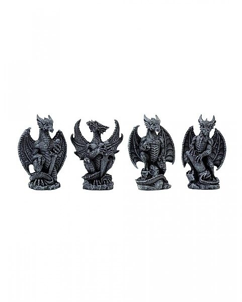 Horror-Shop Dekofigur Gothic Drachen 10cm stehend günstig online kaufen