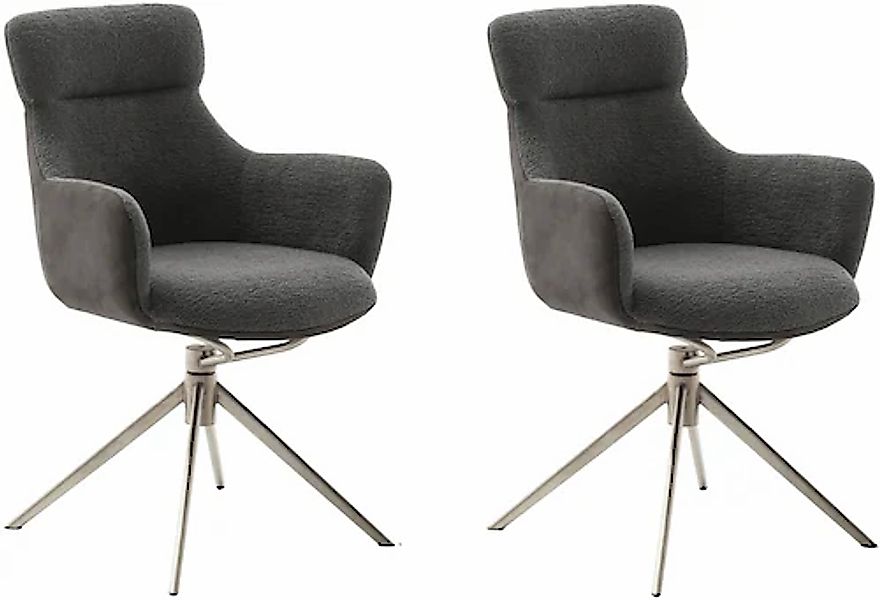 MCA furniture Esszimmerstuhl, Feingewebe, (2er-Set), drehbar 360°, Dreh- & günstig online kaufen