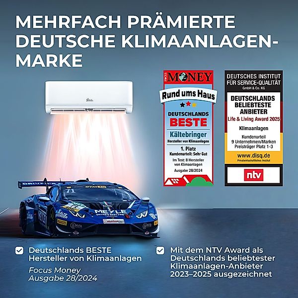 Kältebringer Split-Klimagerät Split Klimaanlage Set, Inverter günstig online kaufen