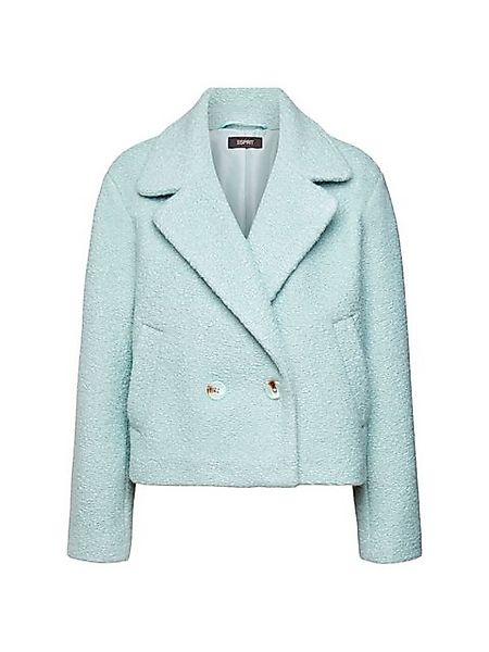 Esprit Collection Outdoorjacke Webstoff-Jacke in Woll-Optik günstig online kaufen