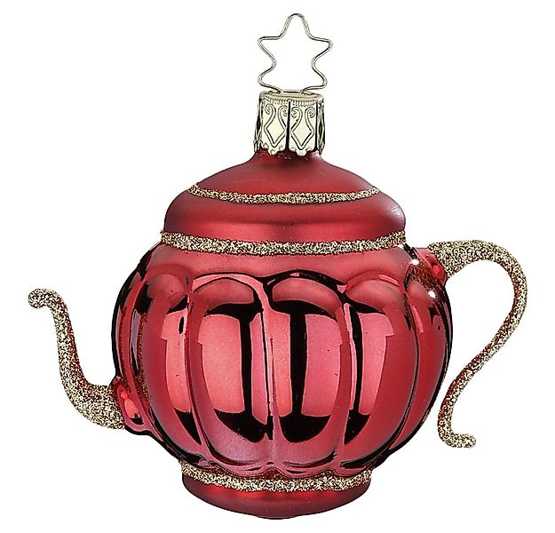 INGE-GLAS® Christbaumschmuck Teekanne 7,5cm (1-tlg), mundgeblasen, handbema günstig online kaufen