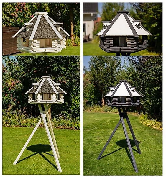 DSH DEKO SHOP HANNUSCH Vogelhaus V13 XXL Stein in weiß oder grau günstig online kaufen