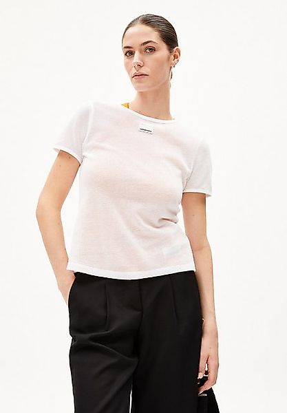 Armedangels T-Shirt ANKIAA Damen T-Shirt aus Bio-Baumwolle Slim Fit (Slim F günstig online kaufen