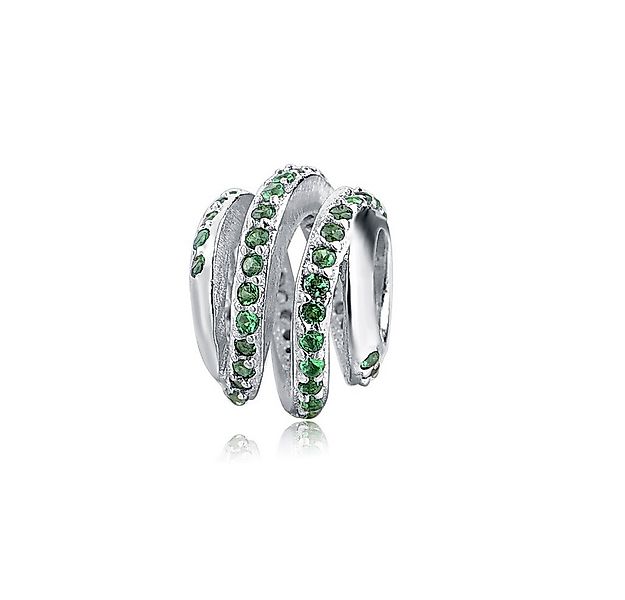 PANDACHARMS Bead Grüne Spirale Charm für Charm Armband, 925er Sterling Silb günstig online kaufen