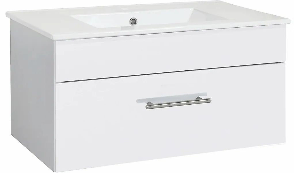 welltime Waschtisch "Trento Light mit Keramik-Auflagebecken", 1 feste Blend günstig online kaufen