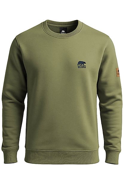 FORSBERG Sweatshirt Sweatshirt mit elastischen Einsätzen günstig online kaufen