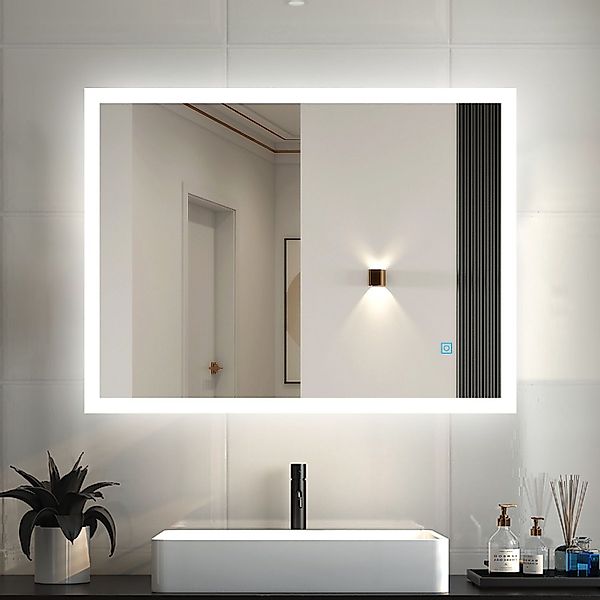 duschspa Badspiegel 50-120 cm Touch Kaltweiß, günstig online kaufen