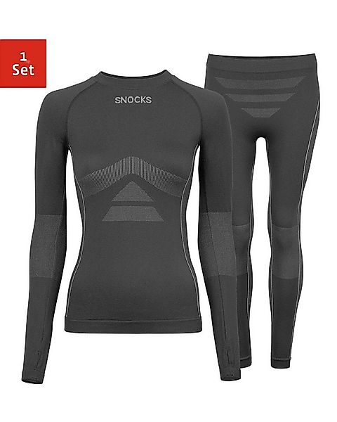 SNOCKS Funktionsunterhemd Thermo Set für Damen Thermounterwäsche (1 Set, 1- günstig online kaufen