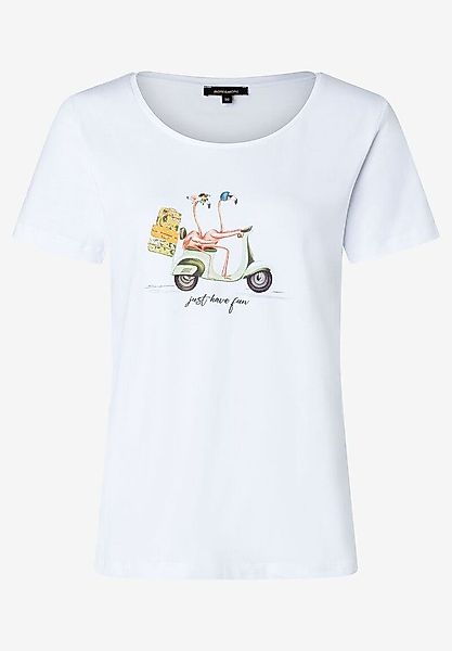 MORE&MORE T-Shirt Shirt with Placement-Print günstig online kaufen