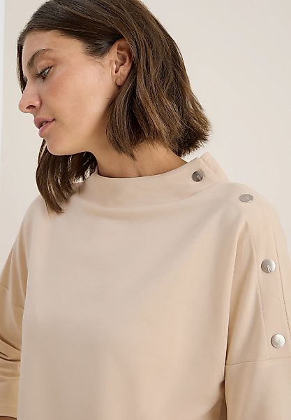 Cecil 3/4-Arm-Shirt mit Knopfdetail günstig online kaufen