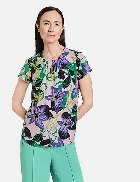 GERRY WEBER Klassische Bluse Blusenshirt mit floralem Dessin günstig online kaufen