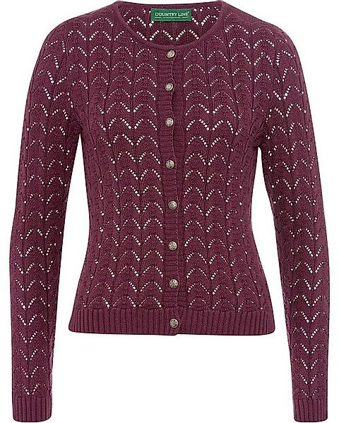 Country Line Trachtenjacke Ajour-Strickjacke günstig online kaufen