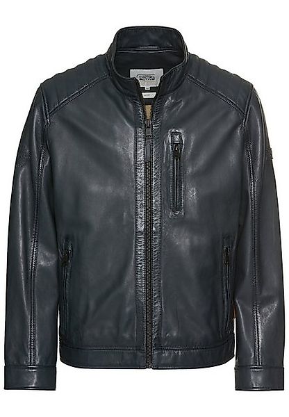 camel active Lederjacke mit aufgesetzten Taschen günstig online kaufen