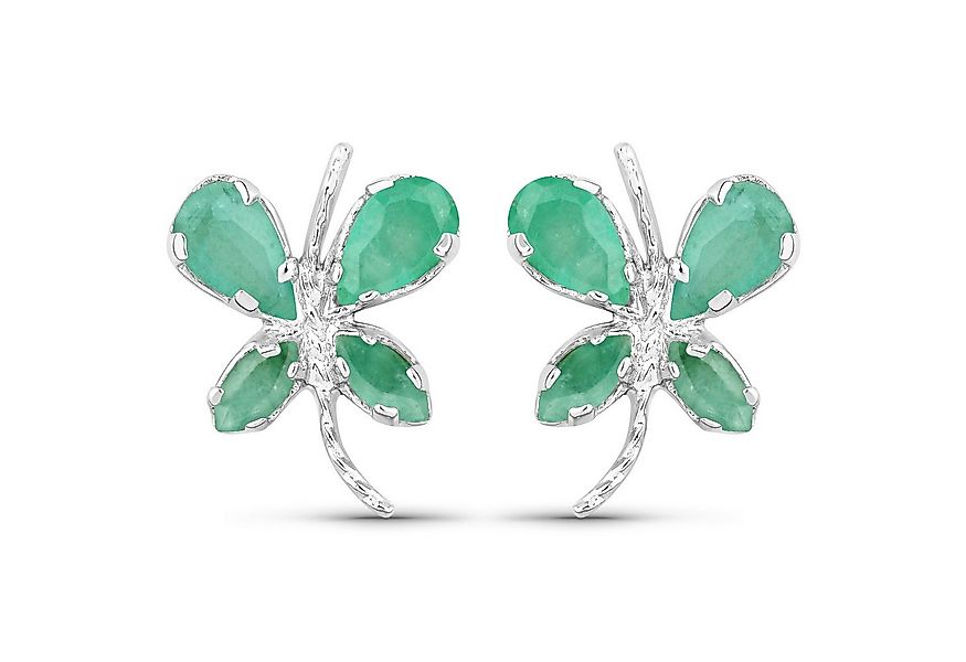 Vira Jewels Paar Ohrstecker Silber 925 rhodiniert Schmetterling-Motiv mit e günstig online kaufen
