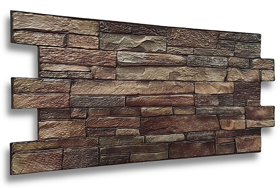 IKHEMalarka 3D Wandpaneel PVC 3D Paneele Stein Optik Wandverkleidung, BxL: günstig online kaufen