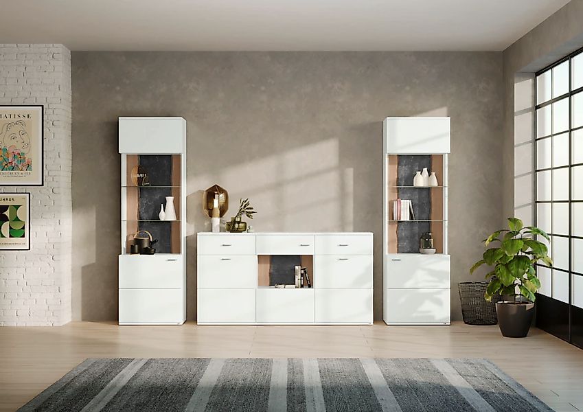 set one by Musterring Wohnwand "TACOMA" Set, 3 Stk. tlg. günstig online kaufen