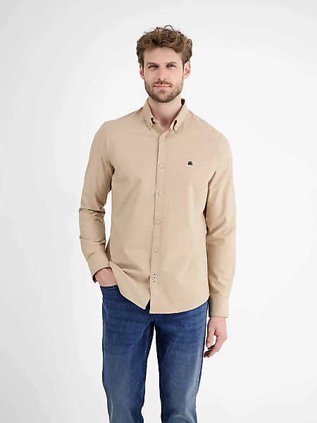 LERROS Langarmhemd "LERROS Oxfordhemd mit Stretchanteil" günstig online kaufen