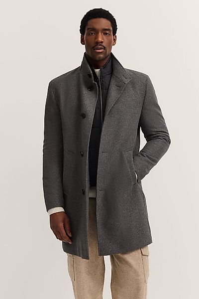 bugatti Kurzmantel "Westen-Einsatz" Modern Fit mit Flexcity Stretch Einsätz günstig online kaufen