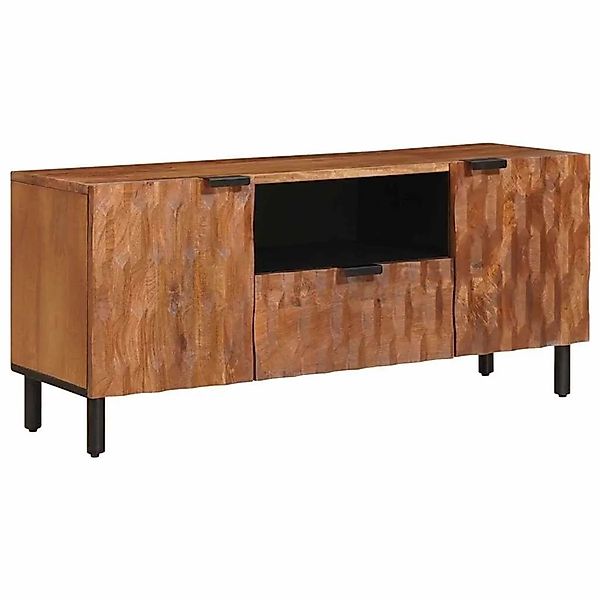 vidaXL TV-Schränk mit Tür Akazienbraune Oberfläche 105 x 33,5 x 46 cm 40179 günstig online kaufen