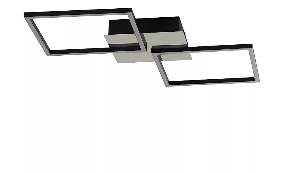KHG LED Deckenleuchte 2-flammig - schwarz - 74,5 cm - 6 cm - 54 cm - Sconto günstig online kaufen