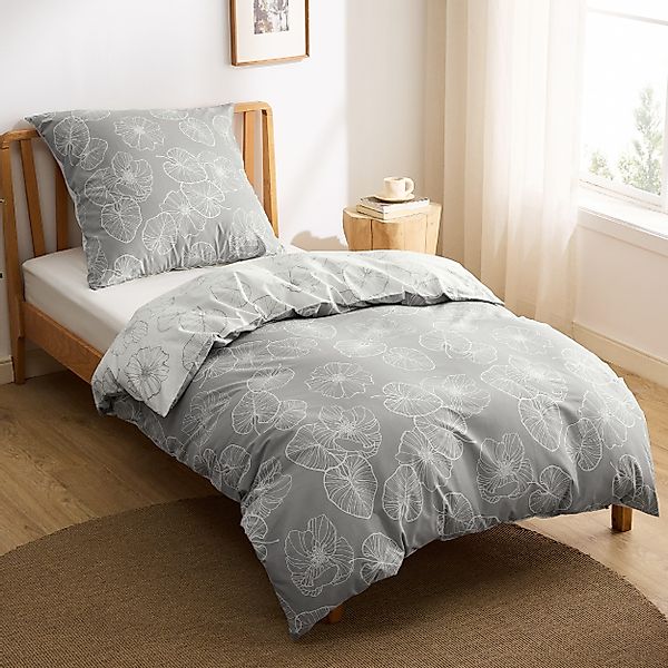 BEDSURE Wendebettwäsche mit Zweige-Design und Reißverschluss, günstig online kaufen