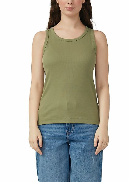 s.Oliver Tanktop in Rippoptik, Regular Fit, Rundhalsausschnitt günstig online kaufen