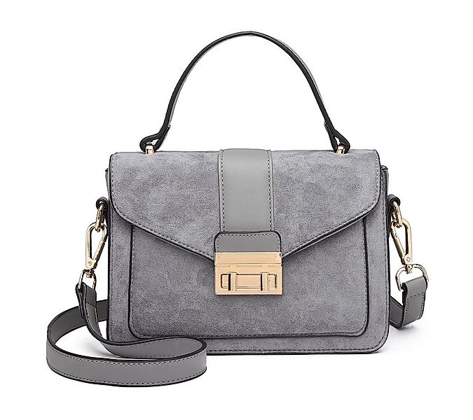 Miss Lulu Umhängetasche Damen Vintage Crossbody Bag mit Kunstleder Mittelgr günstig online kaufen