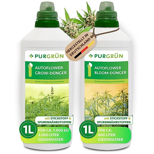 Purgrün Pflanzendünger Purgrün Autoflower Dünger Set, günstig online kaufen