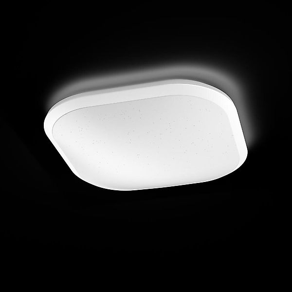 Philips LED Deckenleuchte Cavanal eckig in Weiß 18W 1500lm 2700K günstig online kaufen