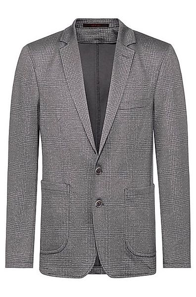 GREIFF Sakko Greiff Corporate Wear Herren Sakko CASUAL Glencheck Hellgrau günstig online kaufen