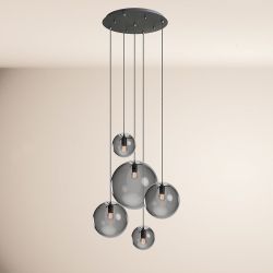 s.luce Pendelleuchte Orb 5-flammige Galerielampe Modular günstig online kaufen