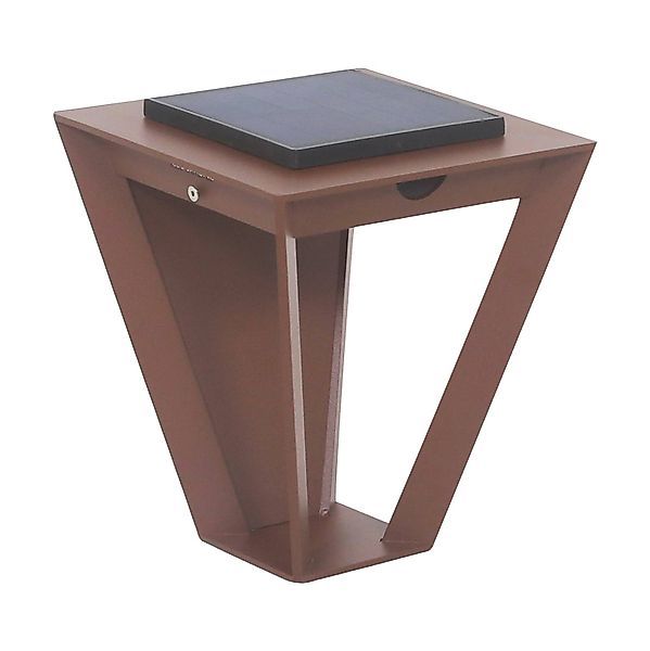 LED-Solarwandleuchte Metro mit Sensor, corten günstig online kaufen