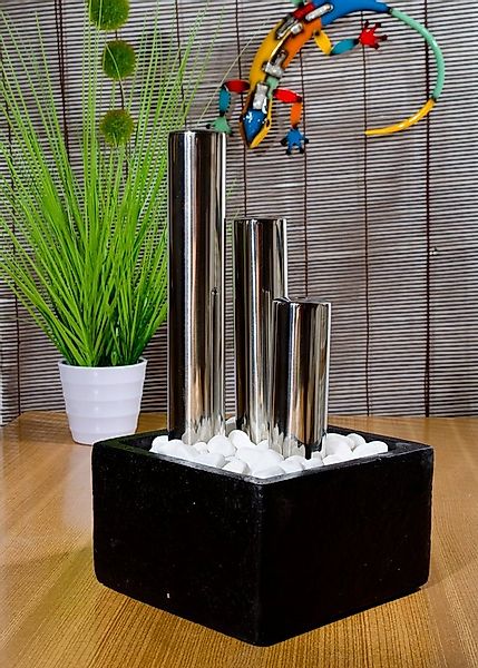 Köhko Zimmerbrunnen Zierbrunnen "Tango" 25004 Dekobrunnen mit LED-Beleuchtu günstig online kaufen