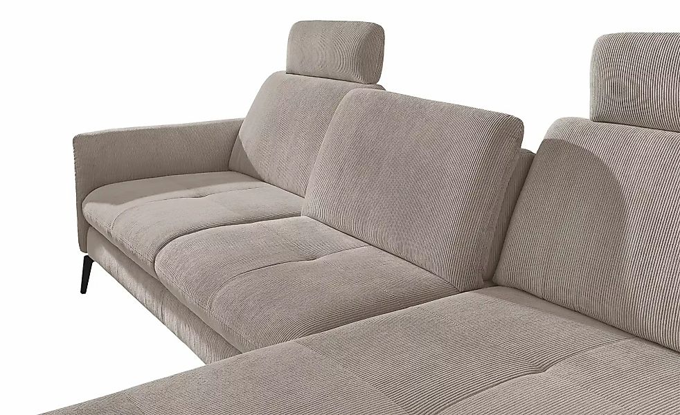 meinSofa Ecksofa Cord DANTE ¦ grau ¦ Maße (cm): B: 280 H: 91 T: 179.0 Polst günstig online kaufen