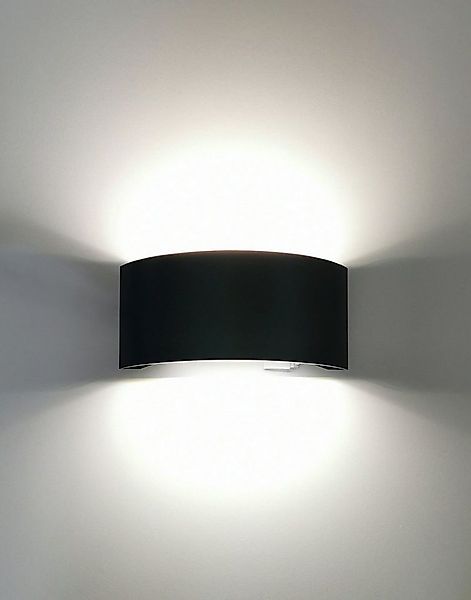 TRANGO LED Außen-Wandleuchte, 3075A IP44 Up & Down Wandstrahler in Anthrazi günstig online kaufen