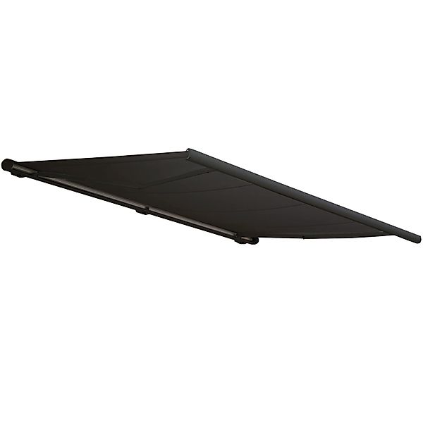 MCW Elektrische Kassettenmarkise H122 4x3m Acryl Anthrazit Rahmen Anthrazit günstig online kaufen