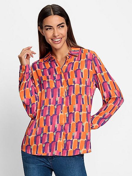 heine Klassische Bluse Druckbluse Langarm günstig online kaufen