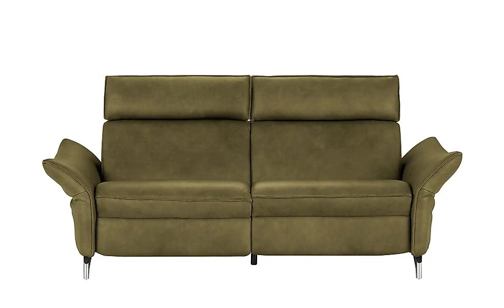 himolla Einzelsofa aus Echtleder 1926 ¦ grün ¦ Maße (cm): B: 194 H: 94 T: 9 günstig online kaufen