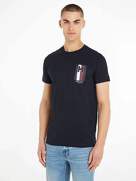 Tommy Hilfiger T-Shirt "H EMBLEM TEE", mit gedrucktem Logo günstig online kaufen