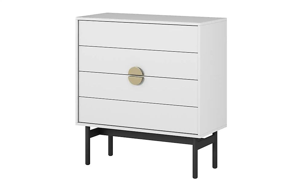 Selsey Kommode  Stoon ¦ weiß ¦ Maße (cm): B: 85,5 H: 91,9 Kommoden & Sidebo günstig online kaufen